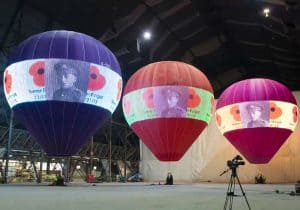 led hot air balloon video