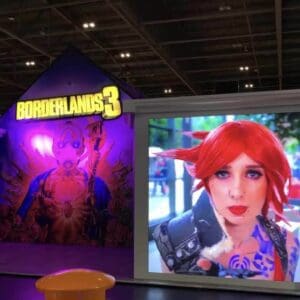 Borderlands 3 LED Screen Rental Exhibition Stand